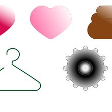 esercizio icone semplici. Graphic Design project by Chiara Carresi - 03.20.2021