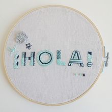 Mi Proyecto del curso: Hola 🌸  . Broderie de Ines Urbiso Fonseca - 04.05.2021