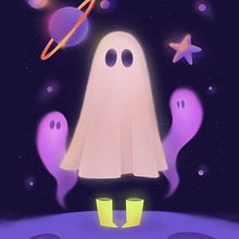 Halloween Wallpapers. Digital Drawing, Character Design, and Digital Illustration project by Cristina Segura - 04.05.2021
