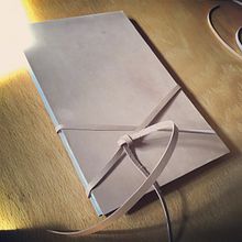My project in Handmade Binding without Stitches course. Projekt z dziedziny  Introligatorstwo użytkownika Wendi Bakker - 05.04.2021