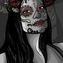 Woman. Een project van  Beeldende kunst, Digitale tekening, Traditionele illustratie y Digitale illustratie van Angela Langlais Gómez - 05.04.2021