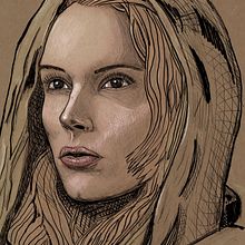 Redheaded Greenhood. Drawing, Traditional illustration, and Portrait Drawing project by Thomas Juulsgaard - 04.05.2021