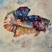 My project in Experimental Watercolor Techniques for Beginners course. Watercolor Painting project by Julia Zi - 04.05.2021