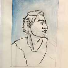 Mi Proyecto del curso: Cuaderno de retratos en acuarela. Drawing project by Alejandra Duque Molina - 04.06.2021