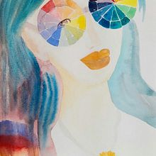 MarArtesOficial - "Só vejo cores" Histórico aprendiz .... Painting, Watercolor Painting, Gouache Painting, Acr, lic Painting, and Colored Pencil Drawing project by MarArtesOficial - 10.03.2020