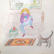 My project in Exploratory Sketchbook. Traditional illustration project by Juliette B - 04.17.2021