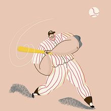 Vintage sports. Editorial Illustration, and Digital Illustration project by Sara Marcos - 04.06.2021