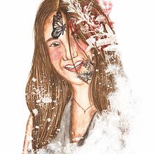 Mi Proyecto del curso: Retrato ilustrado en acuarela . % Ana Vieira tarafından hazırlanan  projesi - 04.06.2021