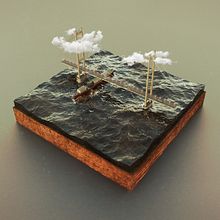 Humber Bridge Diorama. Animação 3D, Modelagem 3D, e 3D Design projeto de Michael Tierney - 04.04.2021