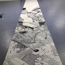 10 metre drawing . Artistic Drawing project by Sarah Hill - 04.06.2021