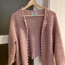 Chaqueta Top-down rosa eco basic . Projekt z dziedziny Sz i dełkowanie użytkownika abrilmavi - 06.04.2021