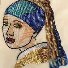 My project in Beaded Embroidery Portraits course. Projekt z dziedziny  Haft użytkownika Mila NAGAOKA Diaz - 06.04.2021
