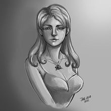 Práctica en escala de grises. Portrait Drawing, Digital Drawing, and Realistic Drawing project by Jane Lasso - 04.06.2021