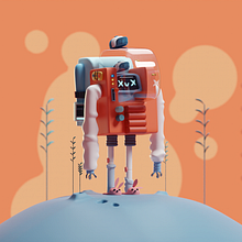 Lowfi cyberpunk. Un progetto di 3D, Animazione 3D e Modellazione 3D di Mohamed Chahin - 06.04.2021