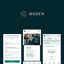Dozen: a platform easy to invest. Een project van  App-ontwikkeling, Digitale tekening, App-ontwerp, Informatieontwerp, Productontwerp, Digitaal ontwerp y UX / UI van Maria Martins - 09.04.2021
