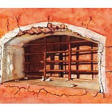 Vieja ventana con reja oxidada, by Yago Carreira Ein Projekt aus dem Bereich Traditionelle Illustration, Aquarellmalerei, L, schaftsbau und Malerei von Yago Carreira - 06.04.2021