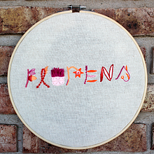 Bordado - Curso Domestika. Embroider, and Lettering project by Florencia Giossa - 02.22.2021