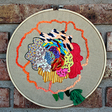 Bordado - Curso Domestik. Embroider project by Florencia Giossa - 03.03.2021