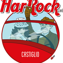 HarRock café Castiglio. Un proyecto de Ilustración tradicional y Diseño de carteles de Pietro Rotelli - 06.04.2021
