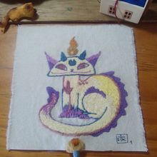 fuego blanco . % Tanja Tabita Isolde tarafından hazırlanan Nakış, Geleneksel illüstras, Ve on projesi - 04.06.2021