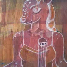 Mi Proyecto del curso: Acuarela sobre madera . % Tanja Tabita Isolde tarafından hazırlanan Sanatsal Çizim, Geleneksel illüstras, Ve on projesi - 04.06.2021