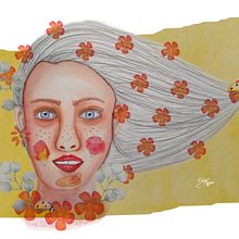 Mi Proyecto del curso: Retrato ilustrado en acuarela. Creativit, Drawing, Figure Drawing, Portrait Drawing, Traditional illustration, Painting, and Watercolor Painting project by Ana Karina Moreno - 04.07.2021