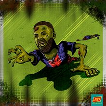 NEYMAR ZOMBIE Ein Projekt aus dem Bereich Digitale Illustration von Andrés Arboleda - 07.04.2021