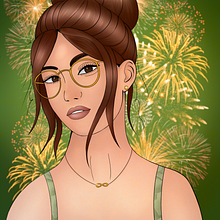 Mi Proyecto del curso: Retrato de personajes femeninos con Procreate. Projekt z dziedziny R, sunek c i frow użytkownika Alma Morant - 07.11.2020