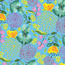 Mi Proyecto del curso: Creación de estampados en acuarela. Printing, Botanical Illustration, and Pattern Design project by Jime G - 04.07.2021
