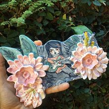 Meu projeto do curso: Técnicas de ilustração e modelagem em cerâmica. Projekt z dziedziny Craft, Trad, c i jna ilustracja użytkownika Cris Pires - 10.04.2021