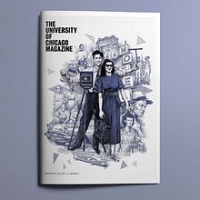 The University of Chicago Magazine - Route 66 cover. Un progetto di Illustrazione editoriale di Philip Harris - 15.01.2021