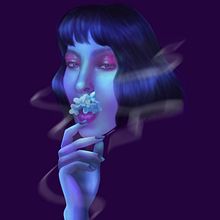 Blue. Traditional illustration project by Laura - 04.07.2021