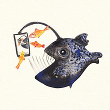 under the sea .... Traditional illustration project by Nadine Foertsch - 04.07.2021