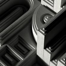 Steps. Een project van  Architecturale illustratie, Architectuur,  3D-ontwerp y Vectorillustratie van Dan Zucco - 24.04.2020