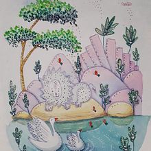 My project in Illustration Techniques with Watercolor and Gouache course. Un proyecto de Ilustración tradicional de Teresa Figueiredo - 03.04.2021