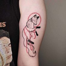 Tatuagem autoral Raposa Ein Projekt aus dem Bereich Tattoodesign von Isis Bruckheimer - 21.10.2020