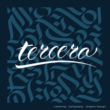 Lettering y Caligrafía . Caligrafie, Design, Design grafic, Design tipografic, Scriere manuală, Scrisori și Digital Lettering de Enrique Tercero Robles Olmedo - 04.07.2021