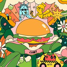SHAKE SHACK. Br, ing e Identidade e Ilustração tradicional projeto de Charlötte - 27.09.2020