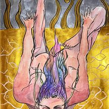 Unda Nymph. Pintura Acrílica, Ilustração com tinta, e Pintura em aquarela projeto de CJ Elliott - 08.04.2021