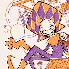 Mi Proyecto del curso: Introducción al grabado ilustrado con Procreate (Arlequines del tiempo). Een project van Ontwerp van personages, Traditionele illustratie y Digitale illustratie van Jorch De Castro - 08.04.2021