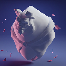 Beast Sculpt. Un progetto di 3D e Scultura di Mohamed Chahin - 07.08.2020