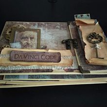 DA VINCI CODE - Inspirador álbum de scrapbooking para tus fotos y recuerdos más especiales . % Olga Bodega tarafından hazırlanan Yaratıcılık projesi - 04.08.2021