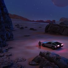 Futuristic Landscape Ein Projekt aus dem Bereich 3D von nata_dam - 08.04.2021