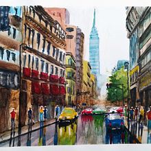 Mi Proyecto del curso: Paisajes urbanos en acuarela Ein Projekt aus dem Bereich Architektur von Francisco Ruiz Juan - 08.04.2021