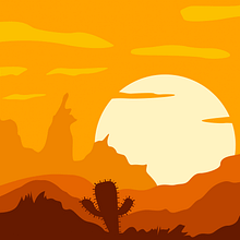 Sunset. 2D Animation, Animation, and Color Theor project by Caledon Armentano - 04.08.2021