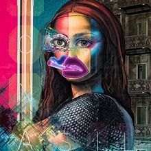 Cyberpunk Loveless City Monalisa. Un proyecto de Motion Graphics de Felipe Ronchi - 26.02.2021