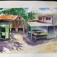 My project in Architectural Sketching with Watercolor and Ink course. Architectural Illustration project by paula_695438 - 04.08.2021