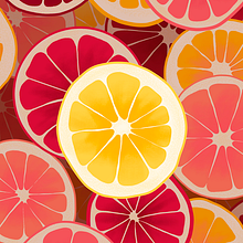 Citricos. Creativit, Digital Drawing, Traditional illustration, Digital Illustration, and Digital Painting project by Florencia Giossa - 03.15.2021