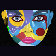 Cara Pintada Ein Projekt aus dem Bereich Artistische Zeichnung, Porträtzeichnung und Digitale Zeichnung von Carlos Camacho - 08.04.2021