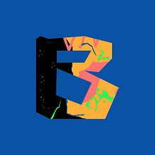 Letter B #36daysoftype. Concept Art, Design, Graphic Design, T, pograph, Design, T, and pograph project by Silvia Morán - 04.08.2021